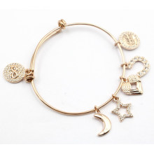 Pulsera de moda caliente venta con encantos